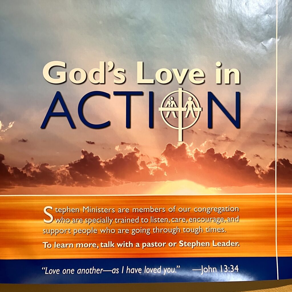 Stephen Ministers offer God's love in action to those in need of support