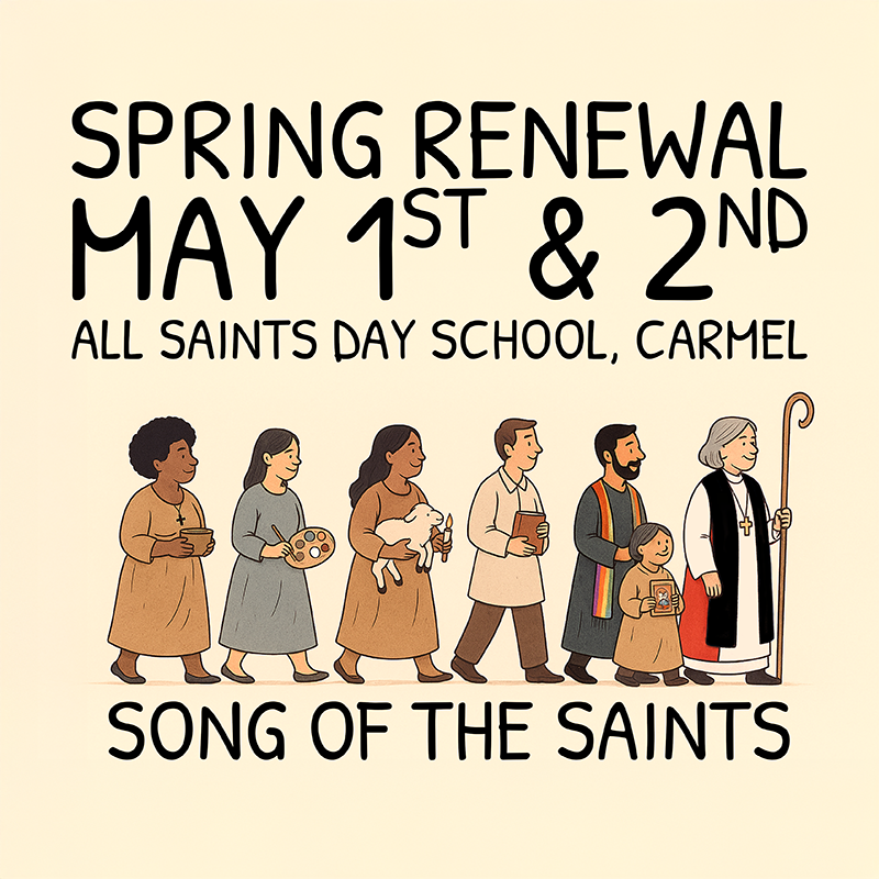 Song of the Saints graphic for Spring Renewal 2026