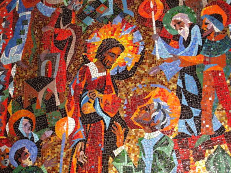 Christ shows himself to Thomas