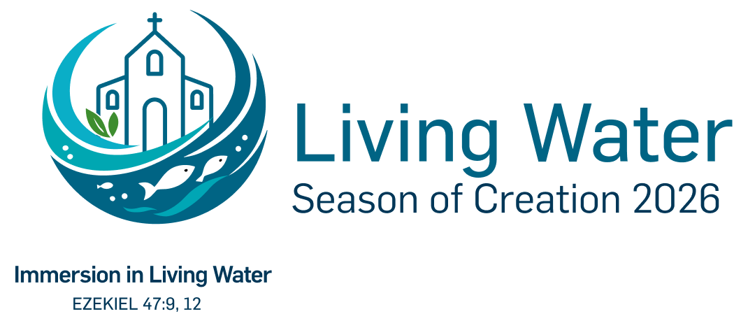 A season of creation logo saying