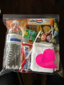 A goodie bag