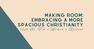 Women's retreat sign