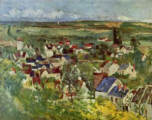 Vue dAuvers painting by Paul Cézanne