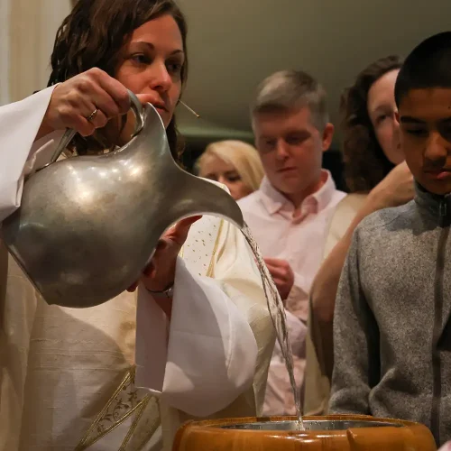 Copy of pouring water close up