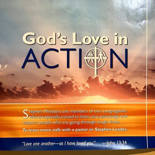 Stephen Ministers offer God's love in action to those in need of support